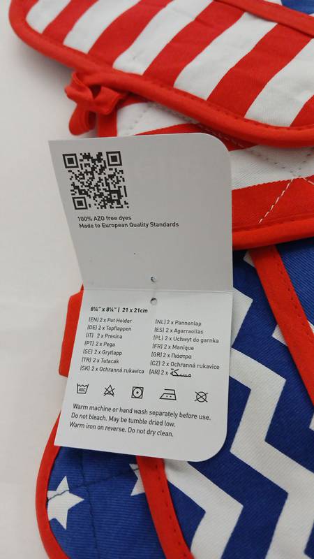 Lot # 2169: Pack of 4 Patrioctic Pot Holder - Image 6