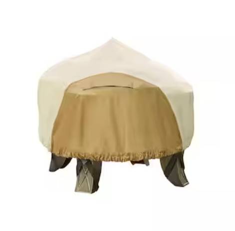 Lot # 2213: Round Outdoor Patio Fire Pit Cover, 30″