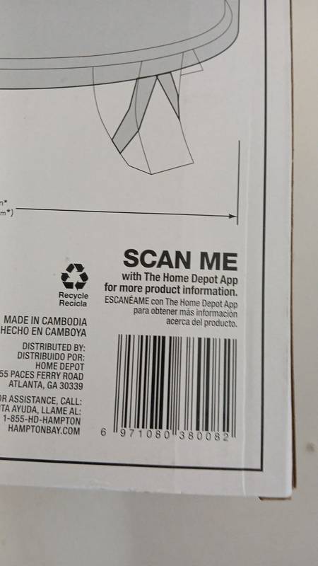 Lot # 2213: Round Outdoor Patio Fire Pit Cover, 30″ - Image 3