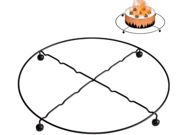 Lot # 2307: Radiate Campfire Trivet, 13.4″ Diameter