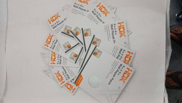Lot # 2376: Pack of 10 HDX Drywall Repair Patch, 4 in. x 4 in. - Image 5