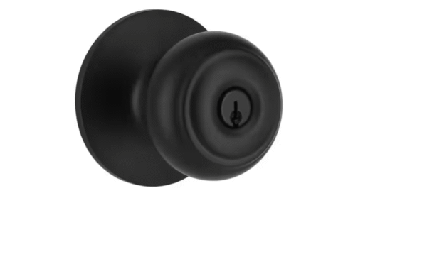 Lot # 2396: Defiant Hartford Keyed Entry Door Knob Matte Black - Image 6