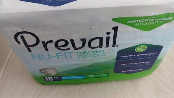 Lot # 2432: Prevail Nu-Fit Daily Briefs 18-Count, Size Large - Image 4