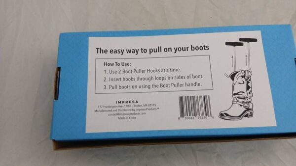Lot # 2440: Pack of 4 Impresa Boot Hooks Boot Pullers - Image 2