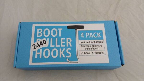 Lot # 2440: Pack of 4 Impresa Boot Hooks Boot Pullers - Image 3