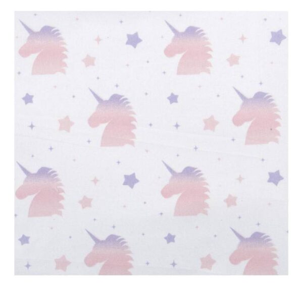 Lot # 2529: Kids Full Size Sheet Set, Ombre Unicorn, new - Image 7